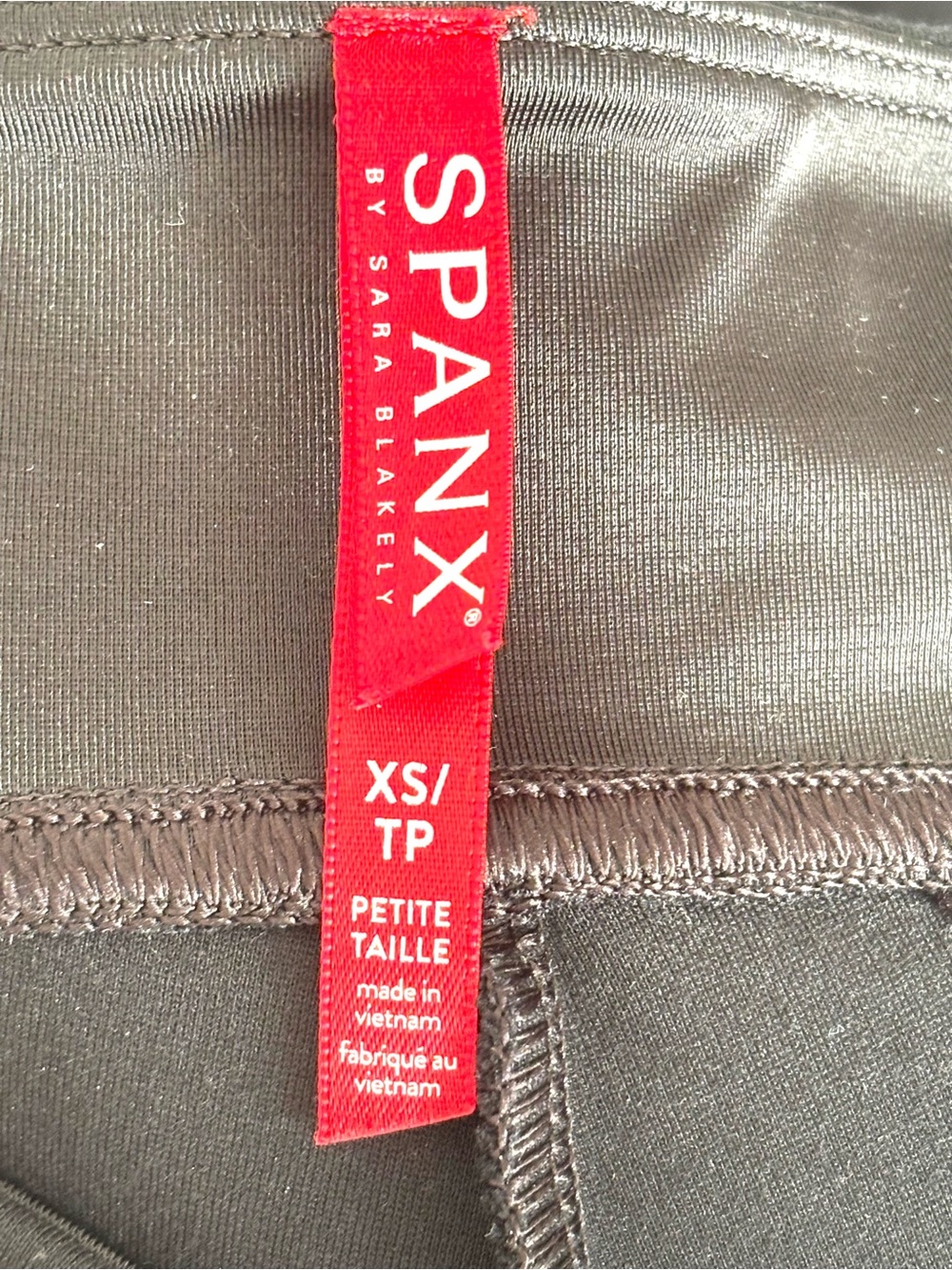 Spanx Everyday Leggings Black Size XS Petite - Picture 3 of 4